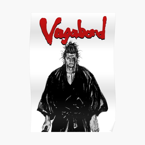 Musashi Miyamoto Vagabond Classic Manga Poster RB0307 product Offical vagabond Merch