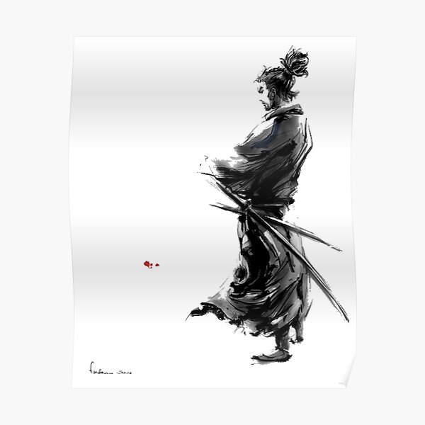Miyamoto Musashi (Vagabond) Poster RB0307 product Offical vagabond Merch